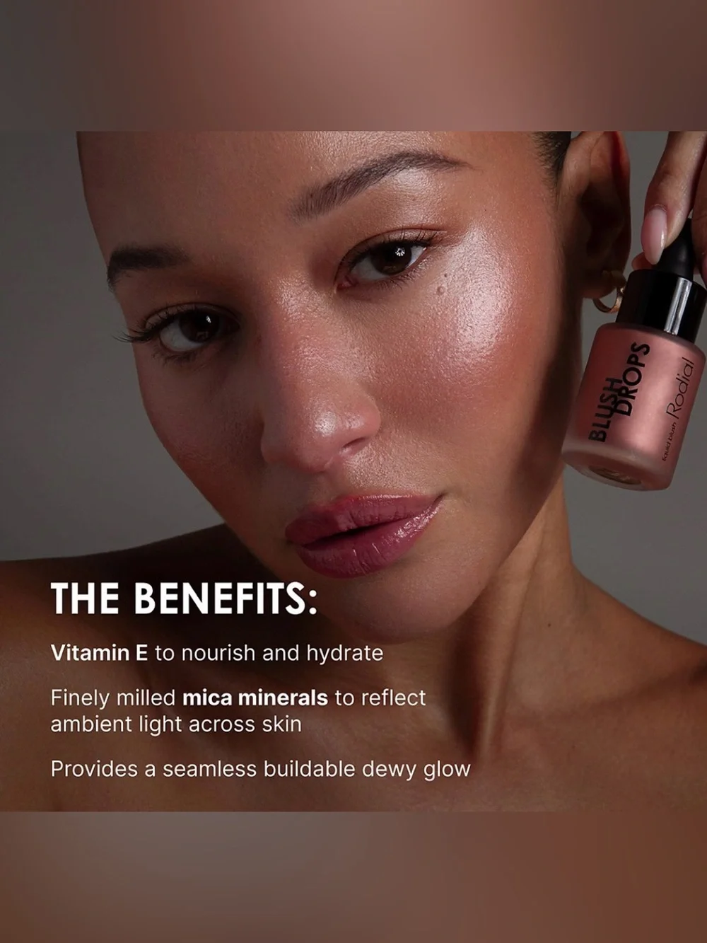 Rodial Blush Drops Liquid Blush - in sunset kiss